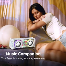 Kinglucky Portable Wireless Speaker, HD Surround Sound, Mini Subwoofer, All Day Playtime, Hands-Free Call, Ultra-Portable Speaker, Speaker for Home/Party/Outdoor/Beach, Perfect Gift, Festival, Home Speaker, Party Speaker, Sleek Speaker, Modern Speaker, Highquality Sound, Premium Audio, Speaker, Music Lovers, Gift Idea