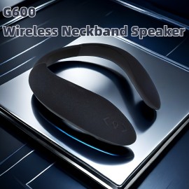 1pc Wireless Neckband Speaker, 3D Stereo Surround Sound, Hands-Free Calls, Upward-Facing Sound, Bass Boost, Lightweight, Type-C Charging, Ergonomic Design, Wireless Speaker, Long Play Time, for Home, Office, Sports, and Outdoors