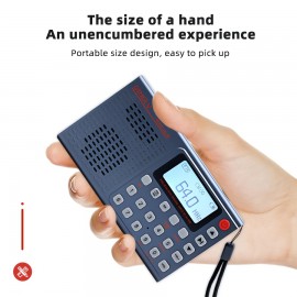 A Multi-Functional FM/AM/SW Radio with a 3W Full Band Speaker, a 3.5Mm Headset Interface, USB Charging, Compact Indoor Design, Wireless Connection, Wireless Transmission, Back-Mounted Holder Design, Suitable for Indoor, Outdoor And Emergency Use, Outdoor Enthusiasts, Camping, And Hiking