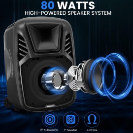 Wireless BT Streaming PA Karaoke Speaker