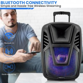 Wireless BT Streaming PA Karaoke Speaker
