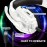 [Gaming Headset] Noise Cancelling Gaming Headset | Over Ear Headphones with Mic, LED Light, Bass Surround for PS4 PS5pcs Xbox One Controller, Soft Memory Earmuffs for Laptop Mac