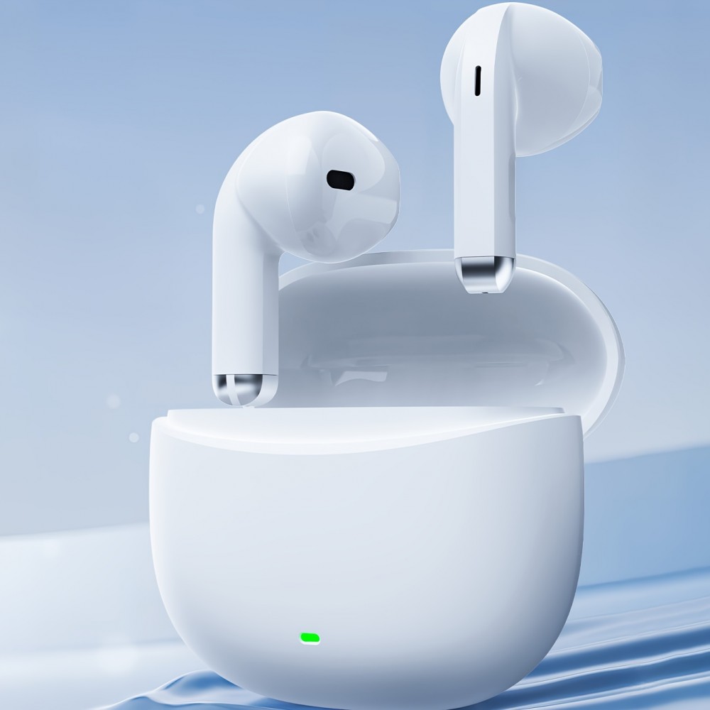 Wireless Earbuds: Touch Controls & HD Calling, Featuring Ultra-Long Battery, Noise Cancellation, and Seamless Wireless Connectivity - Ideal for Lifestyle & Gaming | Modern Aesthetic Design