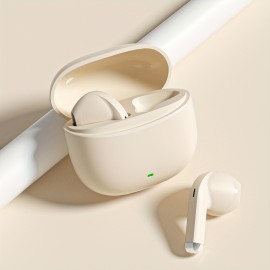 Wireless Earbuds: Touch Controls & HD Calling, Featuring Ultra-Long Battery, Noise Cancellation, and Seamless Wireless Connectivity - Ideal for Lifestyle & Gaming | Modern Aesthetic Design