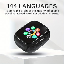 AI Translation Headphones with Touch Screen, Capable of Translating in 144 Languages, Making Conversations Easy While Traveling Abroad. These Headphones Facilitate Dialogue, Support Multilingual Translation, And Are Lightweight. They Function As a M