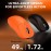 ATTACK SHARK X3 Lightweight Wireless Gaming Mouse With Tri-Mode 2.4G/USB-C Wired/BT, Up To 26K DPI, PAW3395 Optical Sensor, Kailh GM8.0 Switch, 5 Programmable Buttons For PC/Laptop/Win/Mac