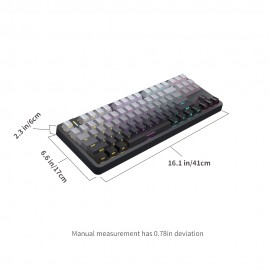 Furycube G87 Mechanical Keyboard Wired Gaming Keyboard White Light