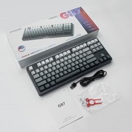 Furycube G87 Mechanical Keyboard Wired Gaming Keyboard White Light