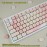 Pastel Pink & White Anime Kawaii Cherry Blossom Cute Heart & Circle OMOA Lettering Mechanical Keyboard Caps - Compatible with QWERTY/SZ/65/87/104 Key Layouts, Compatible with QWERTZ/DAS/ISO (Non-Functional Keycaps), Cute Keyboard Key Caps, Keyboard Keycaps Cute Design, Computer Key Caps Cute, Creamy Keycap, Keyboard Frosted Keycap, Cute Keyboard Keycaps, Cute Cousyom Keyboard Caps, Cute Key Caps For Keyboards, Cool Keycaps For Keyboard, Keyboard Keycaps Cheery, Keycaps For