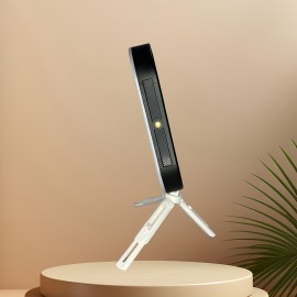 Smartphone Video Rig with Light, Cell Phone Handheld Stabilizer with Ring Light 8500k Selfie Light for Filmaking Live Steam Tiktok YouTube Video Recording, with high capacity Build-in Battery, Selfie Stick for Phone, Live Streaming Setup, Selfie Lighting, Portable Rig, Lightweight Stabilizer, Reliable Performance, Durable Build, Smartphone Accessory, Video Lighting, Streamers, Social Media Creators