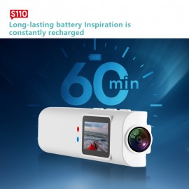 [FPV Glasses Camera] FPV Glasses Camera Wearable Vlog Camera with 2.7K HD Video, 0.96