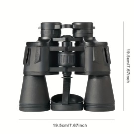 [High-Definition Binoculars] 10x50 High-Definition Binoculars with FMC Multi-Layer Coating | Ideal for Bird Watching, Sports Events, Hunting - Includes Carrying Case and Shoulder Strap