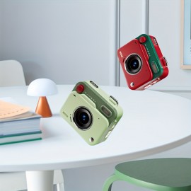 New CCD Camera Retro Mini Small Digital Camera Campus Camera Photo And Video Recording HD Pixel Without/With 32G Memory Card Two Options - Multicolor - 1pc, Self-Portrait, Photo And Video Recording Support, The Perfect Gift For Family, Teachers And Those Who Will Cherish It