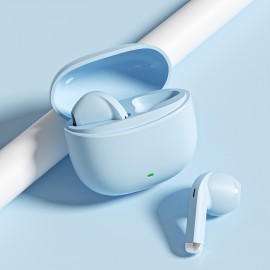 Wireless Earbuds: Touch Controls & HD Calling, Featuring Ultra-Long Battery, Noise Cancellation, and Seamless Wireless Connectivity - Ideal for Lifestyle & Gaming | Modern Aesthetic Design