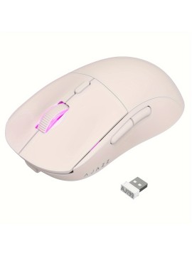 AJ199 Wireless Gaming Mouse, 59G Ultra Lightwieght-Huanuo Micro Switch-26K PAW3395 Sensor-40Hrs Battery Life-2.4G/USB-C Mouse Gaming -Wireless Computer Mouse 6 Programmable Buttons, 100% PTFE Feet