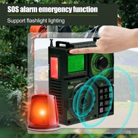 Portable Radio AM FM, Retekess TR112 Shortwave Radio Receiver, AIR VHF AM FM SW WB Multiband Radio Receiver