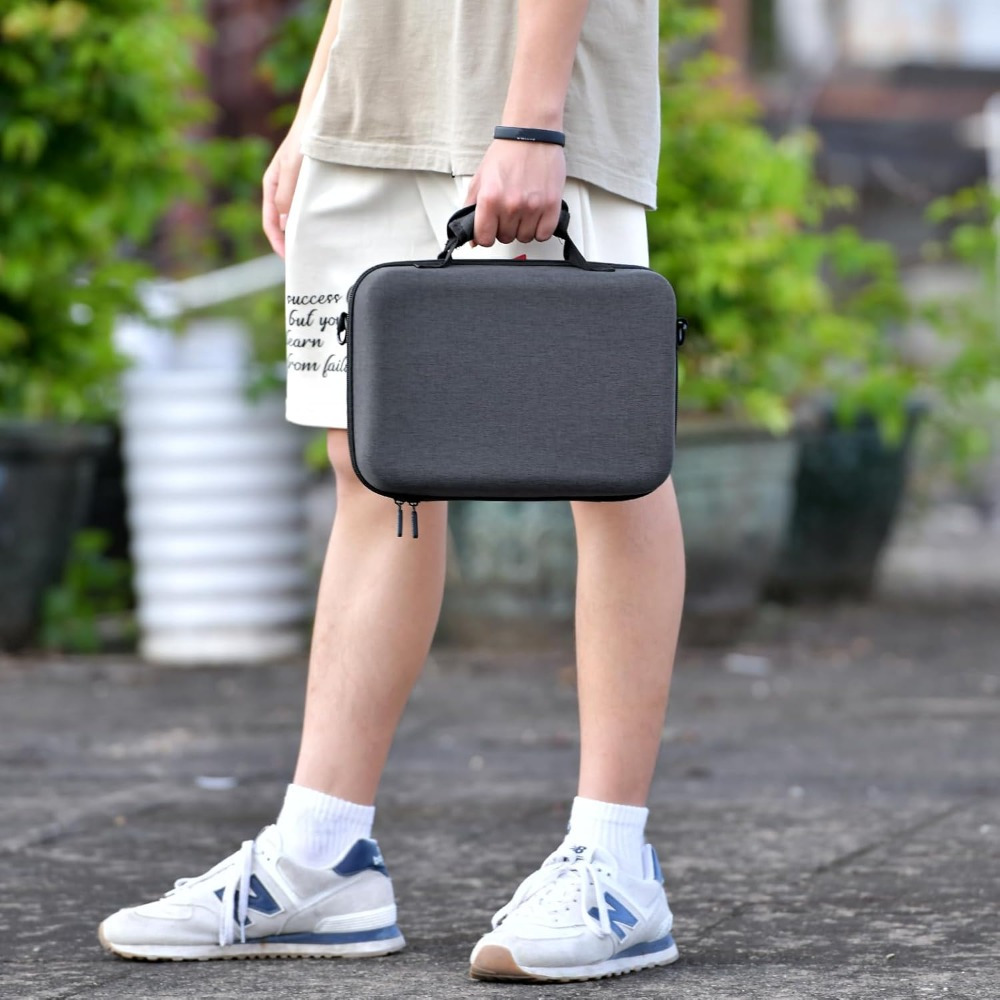 Wireless Microphone for TONOR, Shure, Bietrun, ALPOWL Two Microphone System - Large EVA Foam Storage Box with Carrying Handle, Fits Different Sizes of Microphones, Receiver, Audio Cable & Power (Box Only), Microphone Storage