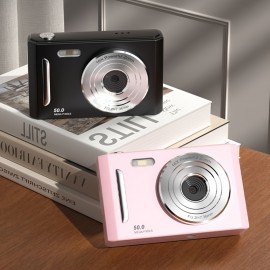 New 1 Camera Home Camera CCD Campus Digital Camera HD Front And Rear Dual Camera Retro Card Travel Photography And Video Recording Can Be Equipped with 32G Memory Card - Multi-Color, Digital Camera, Camera For Photography/photo