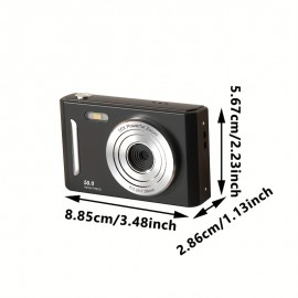 New 1 Camera Home Camera CCD Campus Digital Camera HD Front And Rear Dual Camera Retro Card Travel Photography And Video Recording Can Be Equipped with 32G Memory Card - Multi-Color, Digital Camera, Camera For Photography/photo