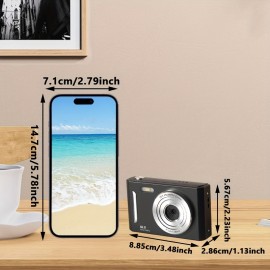 New 1 Camera Home Camera CCD Campus Digital Camera HD Front And Rear Dual Camera Retro Card Travel Photography And Video Recording Can Be Equipped with 32G Memory Card - Multi-Color, Digital Camera, Camera For Photography/photo